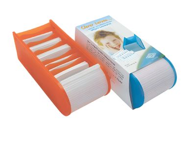 WEDO Karteibox A8 500 gefüllt bl