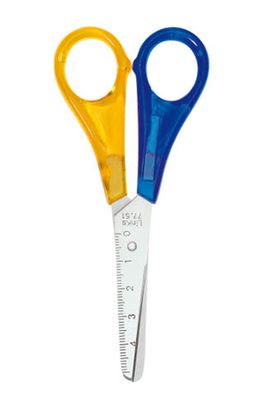 WEDO Bastelschere rund links f. sort auf SB-Karte