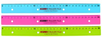 WEDO Lineal 30 cm Kunstst. f. sort