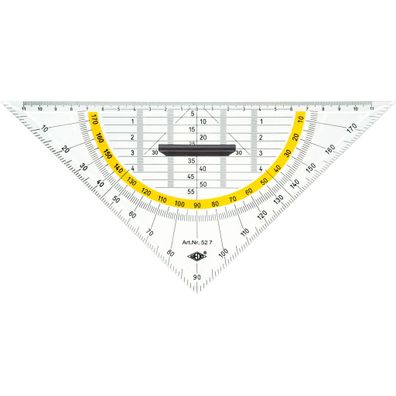WEDO Geometrie-Dreieck m. Griff groß