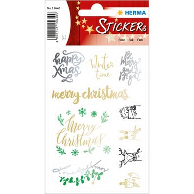 Herma Sticker Creative Weihnachten Lovely Xmas Folie 1 Bl
