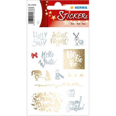 Herma Sticker Creative Weihnachten Silent Night Folie 1 Bl