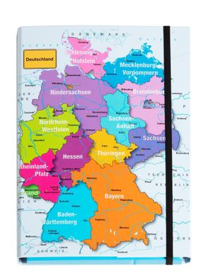 Pagna Sammelbox A4 Deutschland Gummizugverschluss