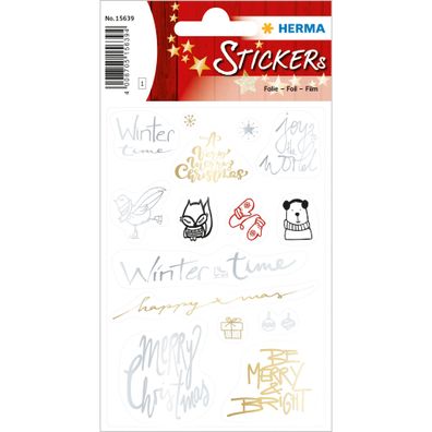 Herma Sticker Creative Weihnachten Winter Time Folie 1 Bl