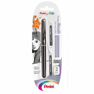 Pentel Blister Kalligrafiepinsel + Patrone