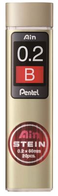 Pentel Feinmine AIN STEIN 0,2mm, 20St