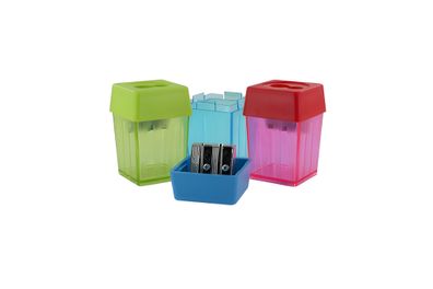WEDO Spitzdose doppelt eckig f. sort
