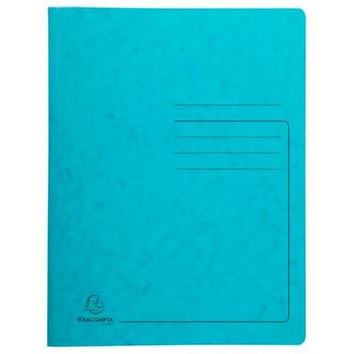 Exacompta Spiralhefter - A4, 300 Blatt, Karton, 355 g/qm, türkis