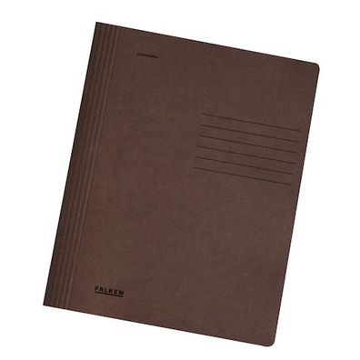 Schnellhefter Karton A4, 240g/m² Manila-RC-Krt., dunkelbraun