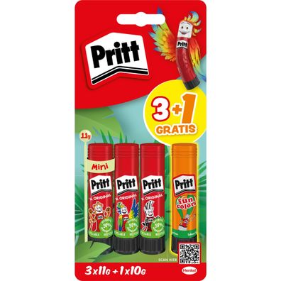 Staedtler Klebestift Pritt 3 + 1, 11g BTS 2024