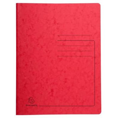 Exacompta Exacompta Spiralhefter - A4, 300 Blatt, Karton, 355 g/qm rot