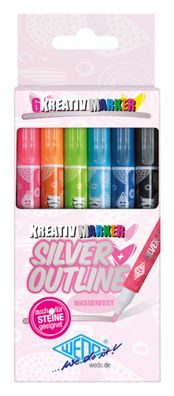 WEDO Kreativ-Marker Silver+Outline