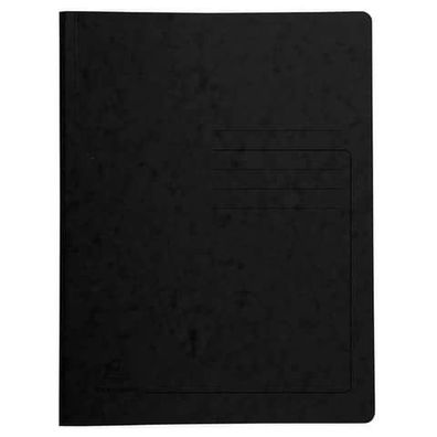 Exacompta Spiralhefter - A4, 300 Blatt, Karton, 355 g/qm, schwarz