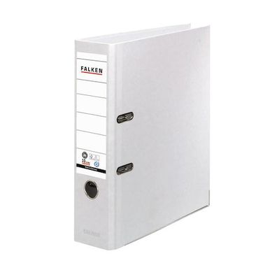 Falken Falken Recycolor-Ordner - A4, 8 cm, weiß