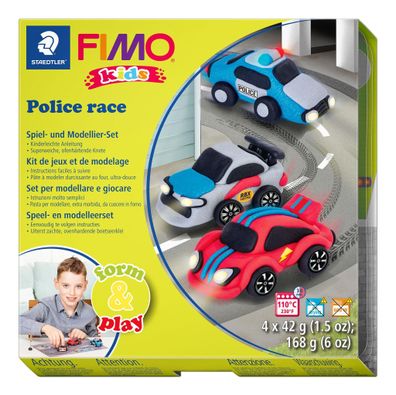 Staedtler Set Mod. masse Fimo kids F&P P. Race