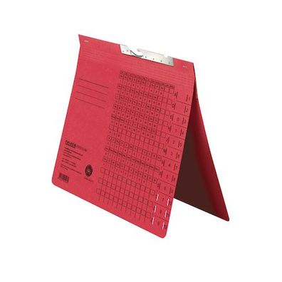Pendelhefter, für DIN A4, 320g/m² Manila-RC-Krt., Zweifalz rot