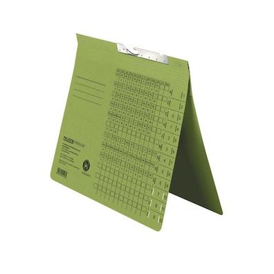 Pendelhefter, für DIN A4, 320g/m² Manila-RC-Krt., Zweifalz grün