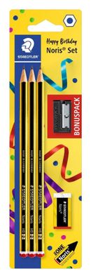 Staedtler Bleistift Noris HB Set BK 100% PEFC 4007817080382