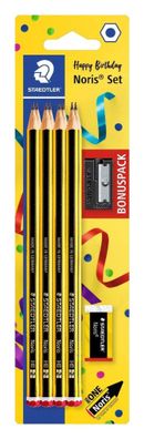 Staedtler Bleistift Noris HB Set BK 100% PEFC 4007817080443