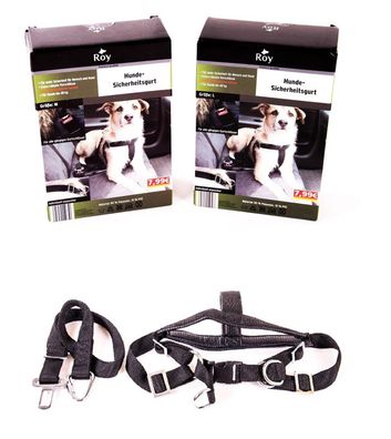 Roy Hundesicherheitsgurt Größe M und L Hundeleine