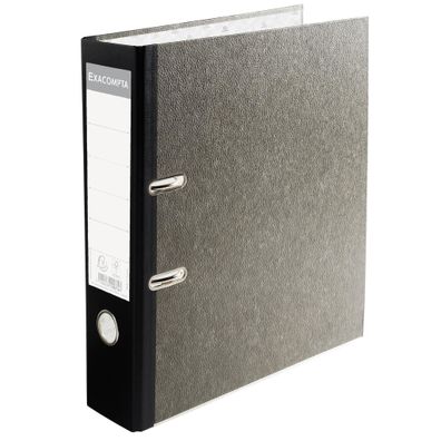 Ordner A4 80mm wolkenmarmor schwarz