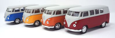 Bus T1 1963 ca.12 cm Modellauto mit Rückziehmotor Automodell - Farbe: