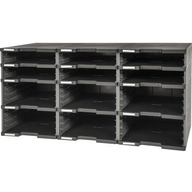 Modulodoc 12-Fach ohne Lade Sw/Msgr