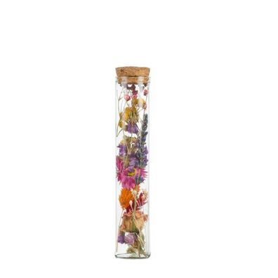 Getrocknete Blumen â?? Wunschflasche â?? Multi â?? 6 Stéck â?? Höhe ca. 15cm â?? Klei