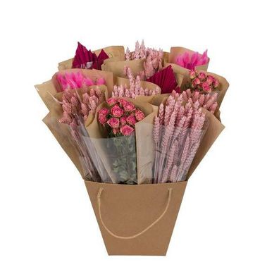 Getrocknete Blumen â?? Getrockneter Mono Mix â?? Rosa â?? â??50cm â?? Handgebundener