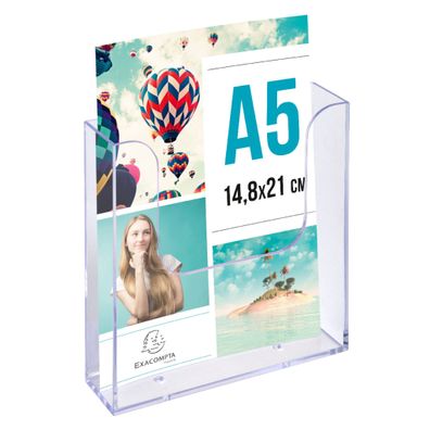WAND-BOX A5 hoch glasklar