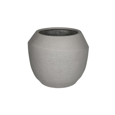 Pflanztopf XXL Ruvido Clay â?? D54cm x H47cm â?? Großer Blumentopf im rustikalen Clay