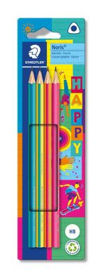 Staedtler Bleistift HB Happy 4ST 100% PEFC