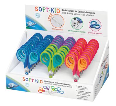 WEDO Bastelschere rund f. sort. Kinderschere Soft-Kid