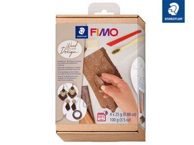 Staedtler Set Mod. masse Fimo soft Ht wood-eff
