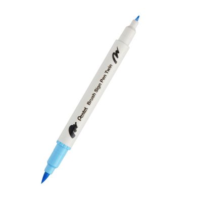 Pentel Kalligrafiest. BrushSPenTwin h.h. bl