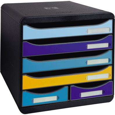 Big Box Maxi 6Laden BeeBlue sort