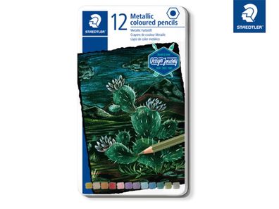 Staedtler Farbstift metallic 12ST FSC 100% 4007817088579