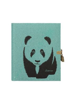 Pagna Tagebuch Panda 128S mit Schloß blanko