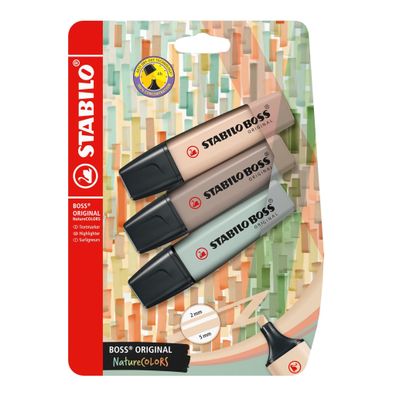 BOSS NatureCOLORS 3er Blister (grünerde, beige, warmgrau)