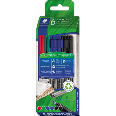 Staedtler Universalstift Lumocolor per F 6St 4007817100356