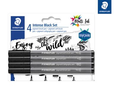 Staedtler Intense Black Set 4 ST 4007817102411