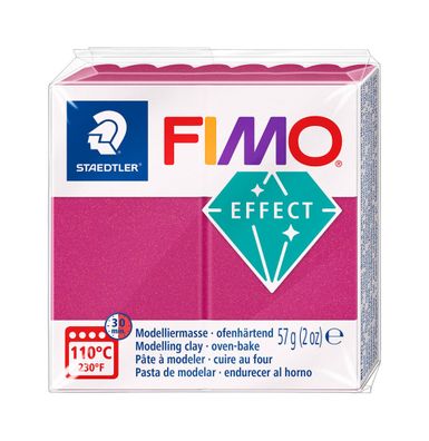 Staedtler Mod. masse Fimo effect bordeaux meta