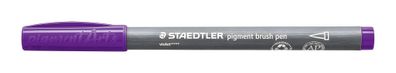 Staedtler pigment brush pen violett