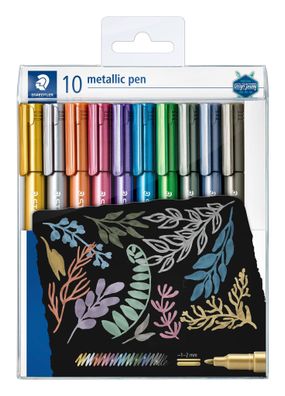 Staedtler Marker metallic pen 10 ST im Etui