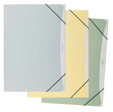 Pagna Gummizugmappe A3 Style Soft Karton 3 Einschlagklappen sort