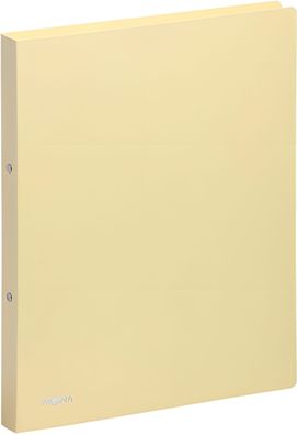 Pagna Ringbuch A4 16mm PP Pastell eco 2-Ring-Mechanik gelb