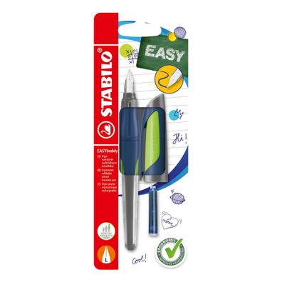 Stabilo EASYbuddy Feder L stahlblau/limette 4006381607049