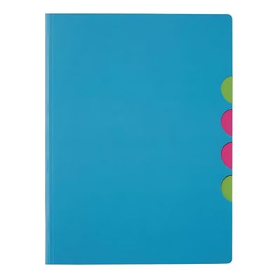 Pagna Ordnungsmappe Style up Karton 5 Fächer hellblau