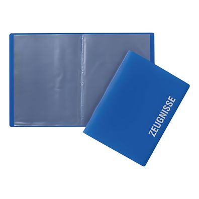 Pagna Zeugnismappe A4 PP blau 4009212063397