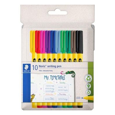 Staedtler Fineliner Noris writing. pen, 10ST
